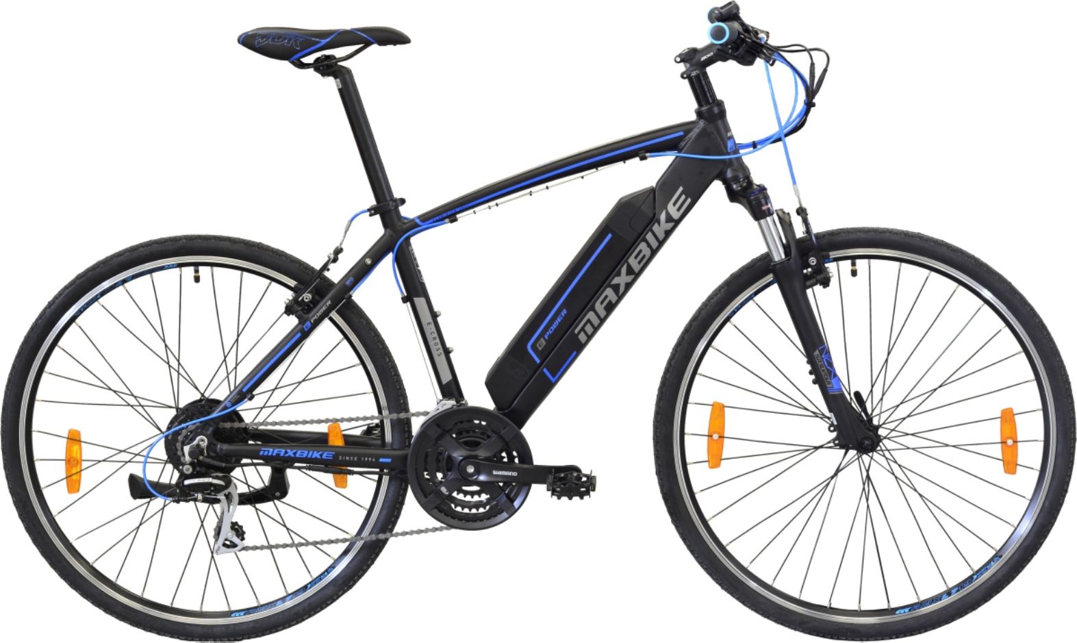 Krosové elektrokolo MAXBIKE E-CROSS 700C - velikost rámu 20" - obrázek 1