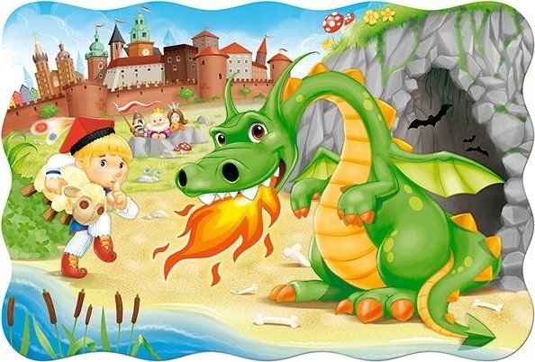 CASTORLAND Puzzle Drak MAXI 20 dílků - obrázek 1