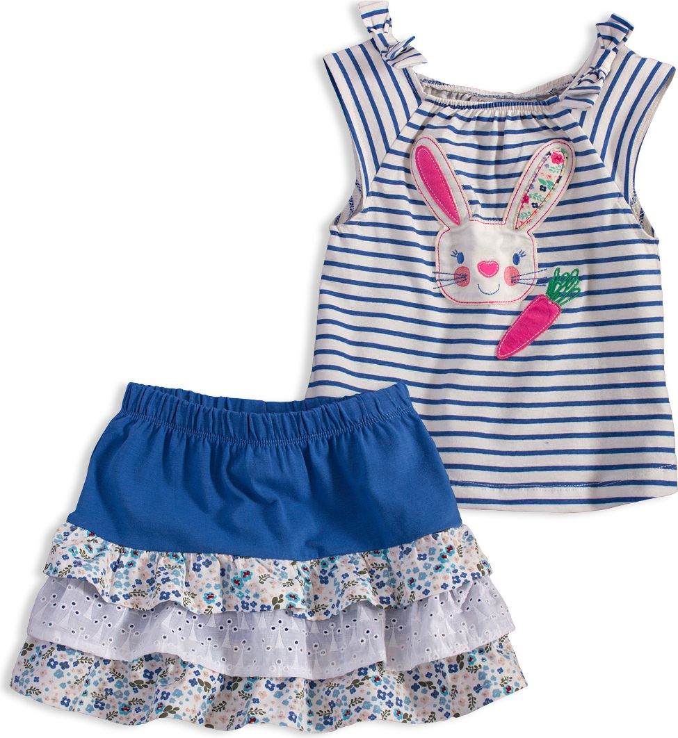 Dívčí souprava Mix´nMATCH BUNNY modrá Velikost: 86 - obrázek 1