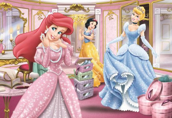 TREFL Puzzle Disney princezny: Příprava na ples 100 dílků - obrázek 1