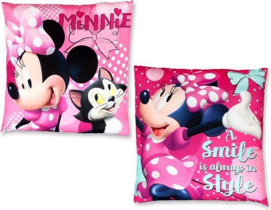 Setino - Polštářek / polštář Minnie Mouse - Disney, 40 x 40 cm - obrázek 2