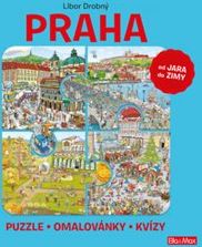 Praha – Puzzle, omalovánky, kvízy - Libor Drobný, Ema Potužníková - obrázek 1