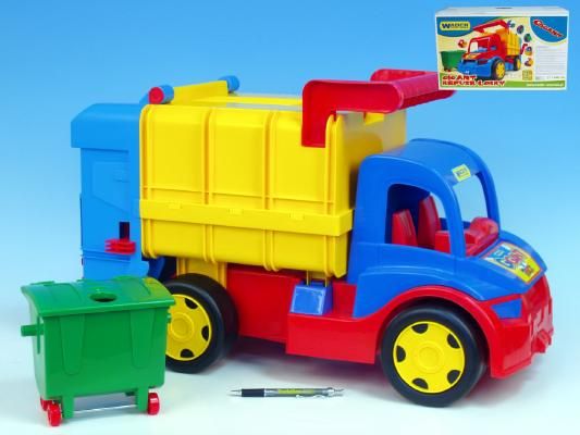 Auto Gigant popelář plast 63cm v krabici Wader - obrázek 2
