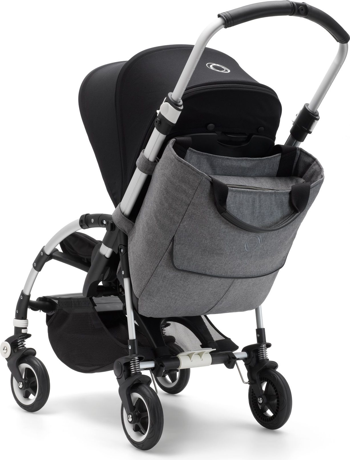 BUGABOO Taška Mammoth na kočárek Bee5 grey melange - obrázek 2
