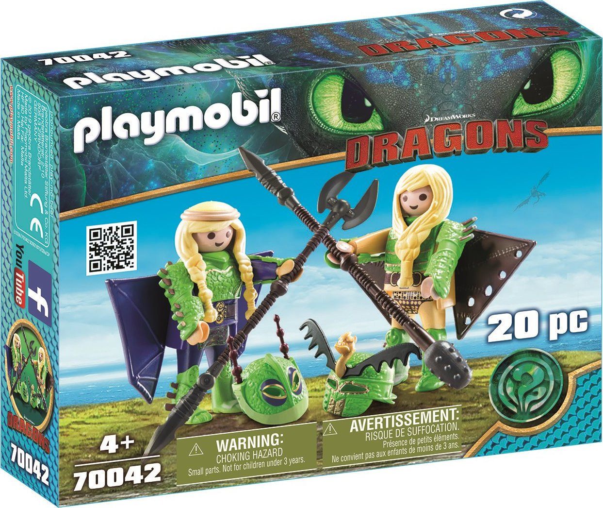 PLAYMOBIL Rafana a Ťafan v létacím plášti 70042 - obrázek 1