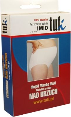 Tufi Těhotenské kalhotky vysoké Mambo maxi, vel. S - obrázek 1