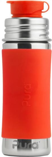 Pura Nerezová láhev se sportovním uzávěrem 325ml - oranžová - obrázek 1