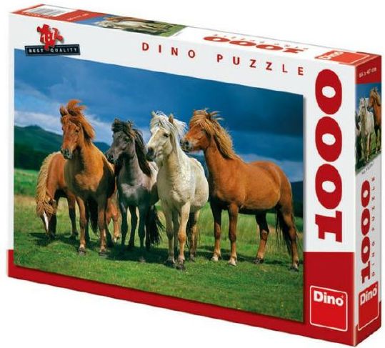Puzzle Islandští koně - obrázek 1