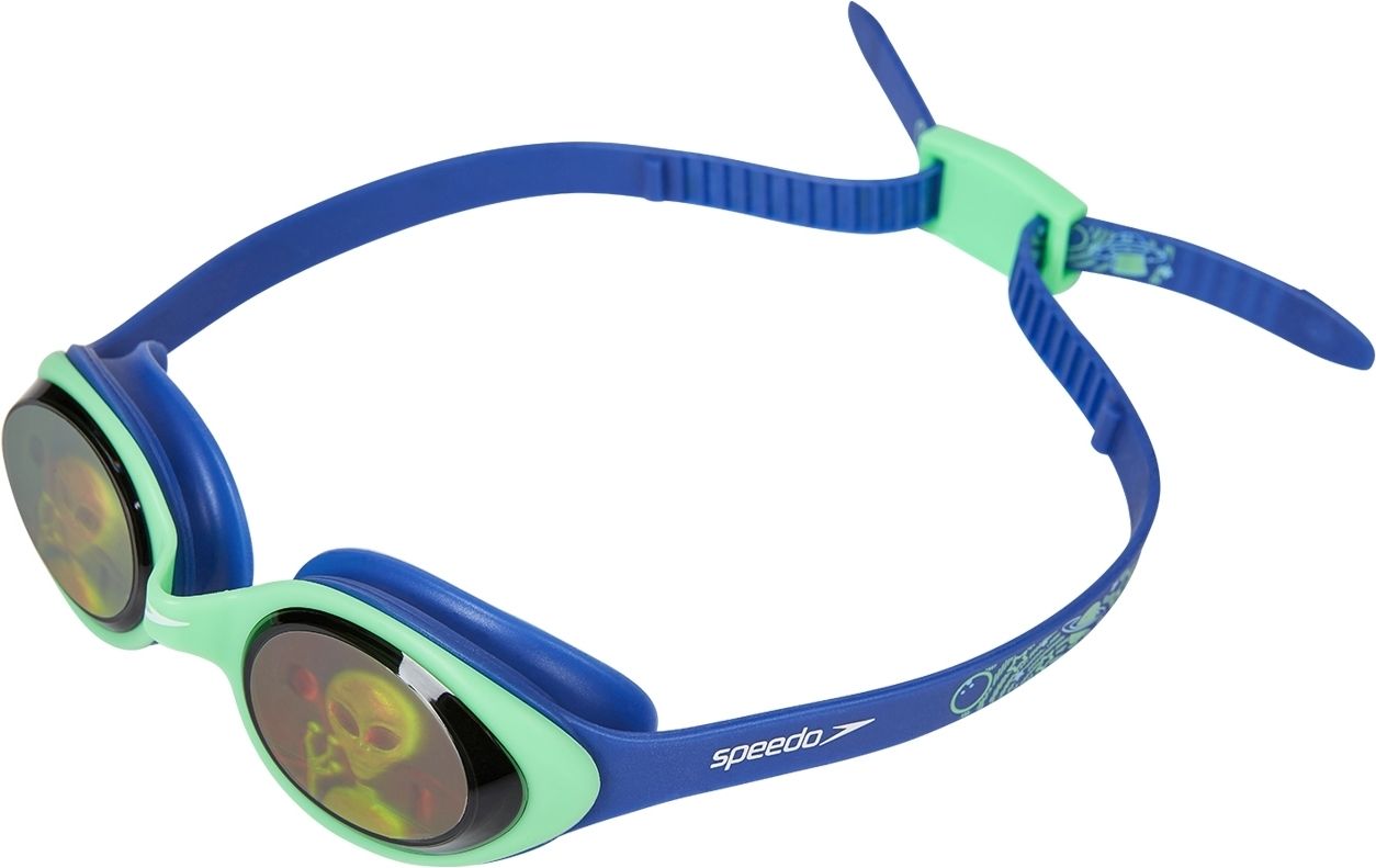 Speedo Illusion Junior 3D Print - blue/green/alien hologram uni - obrázek 1