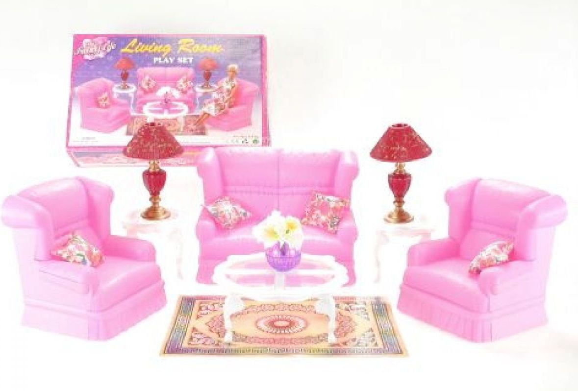Glorie obývací sada pro panenky typu Barbie - obrázek 1