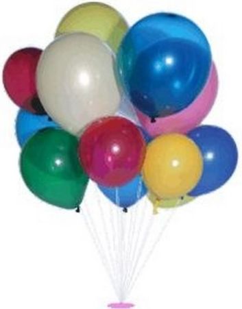 Balónky Koule - směs kulatých balónků 5 ks - obrázek 1