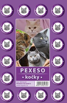 Rodinná hra Pexeso: Kočky - obrázek 1