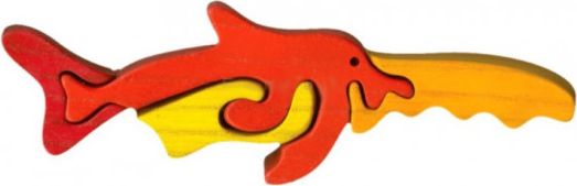 FAUNA Dřevěné puzzle Mečoun malý - obrázek 1