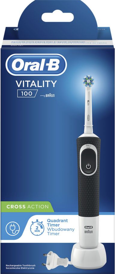Oral-B El. kart. Vitality D100 Black - obrázek 1