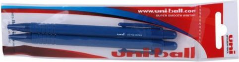 Kuličkové pero "SD-102", modrá, 0,4 mm, stiskací mechanismus, blistr, UNI, blistr 2 ks - obrázek 1