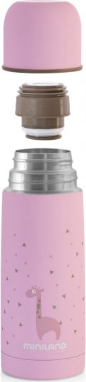 Miniland Termoska Silky Pink 350 ml - obrázek 3