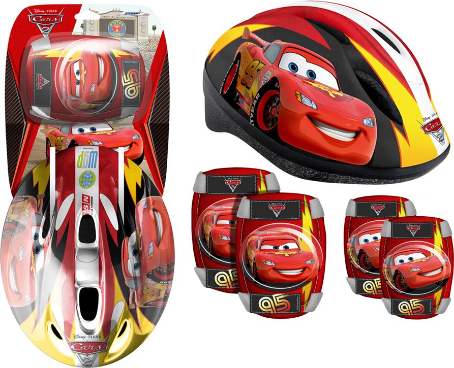 Disney Cars sada helma + chrániče pro děti - obrázek 2