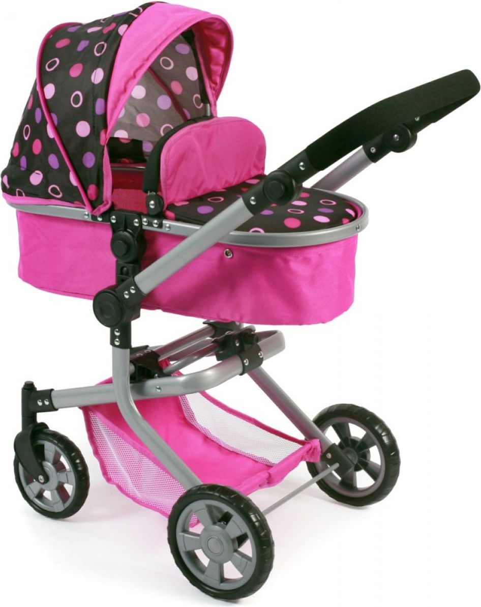 Bayer Chic Kočárek pro panenky Mika - Pinky Balls - obrázek 1