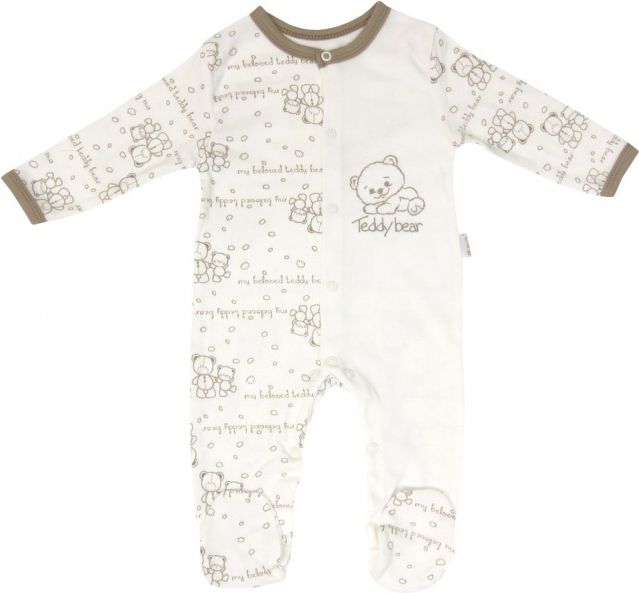 Mamatti Bavlněný overálek Mamatti Baby Bear TEDDY 74 (6-9m) - obrázek 2