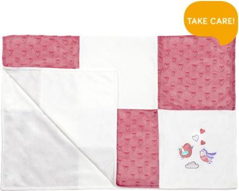 BABYONO Deka minky 75x100 cm – růžová - obrázek 1