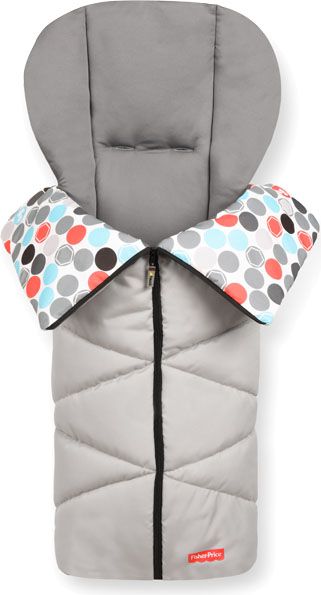 HAUCK Fisher Price Fusak Cosy Toe - Gumball grey - obrázek 1