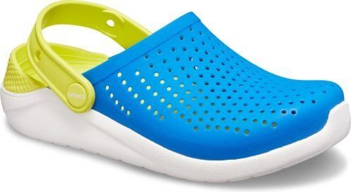 Crocs Dětské boty Crocs LiteRide Clog K modrá/zelená 34-35 - obrázek 1