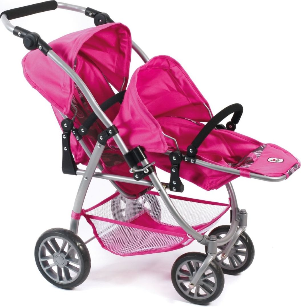 Bayer Chic Kočárek pro panenky Vario Hot pink pearls - obrázek 1