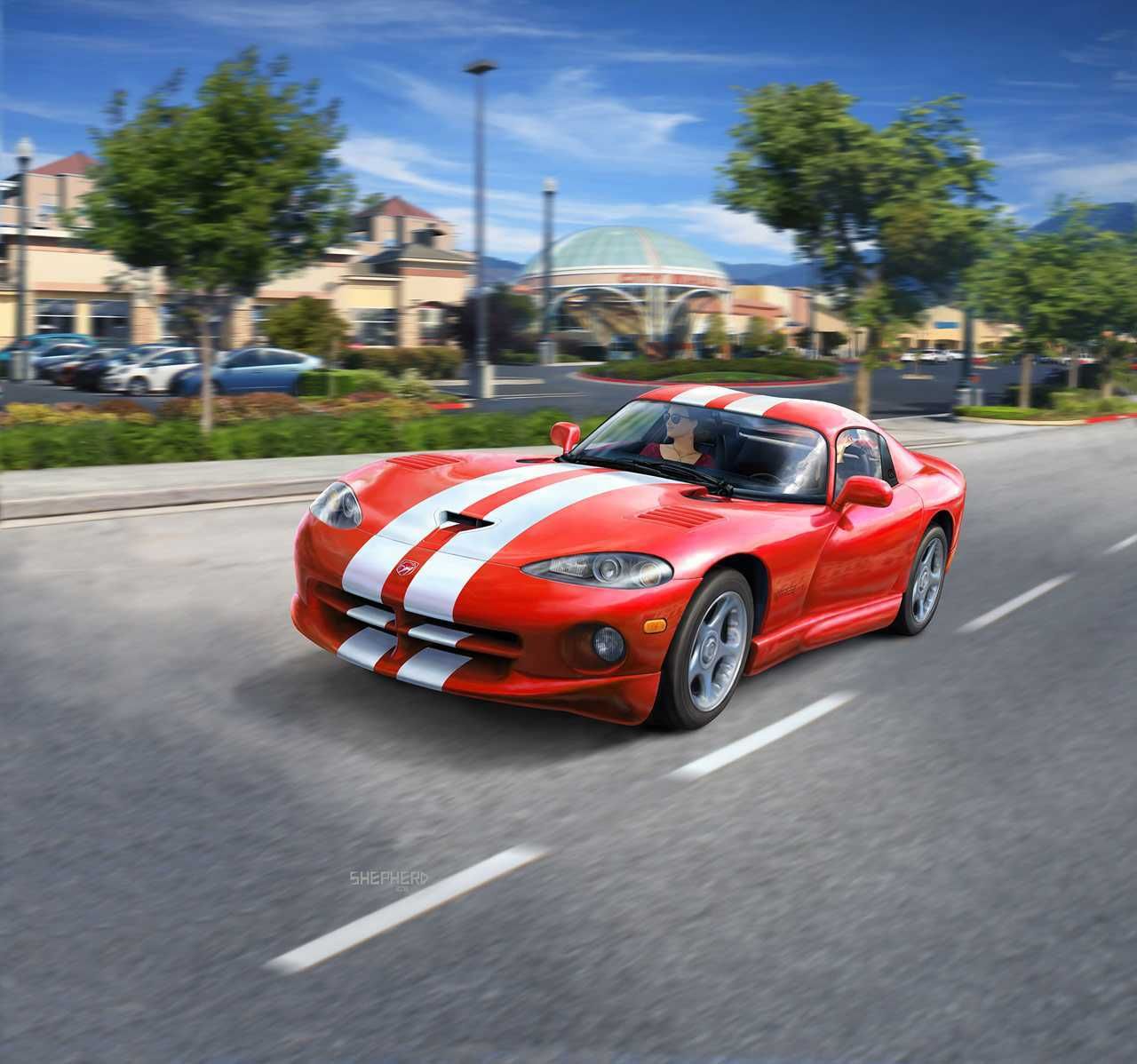 REVELL Plastic ModelKit auto 07040 - Dodge Viper GTS (1:25) - obrázek 9