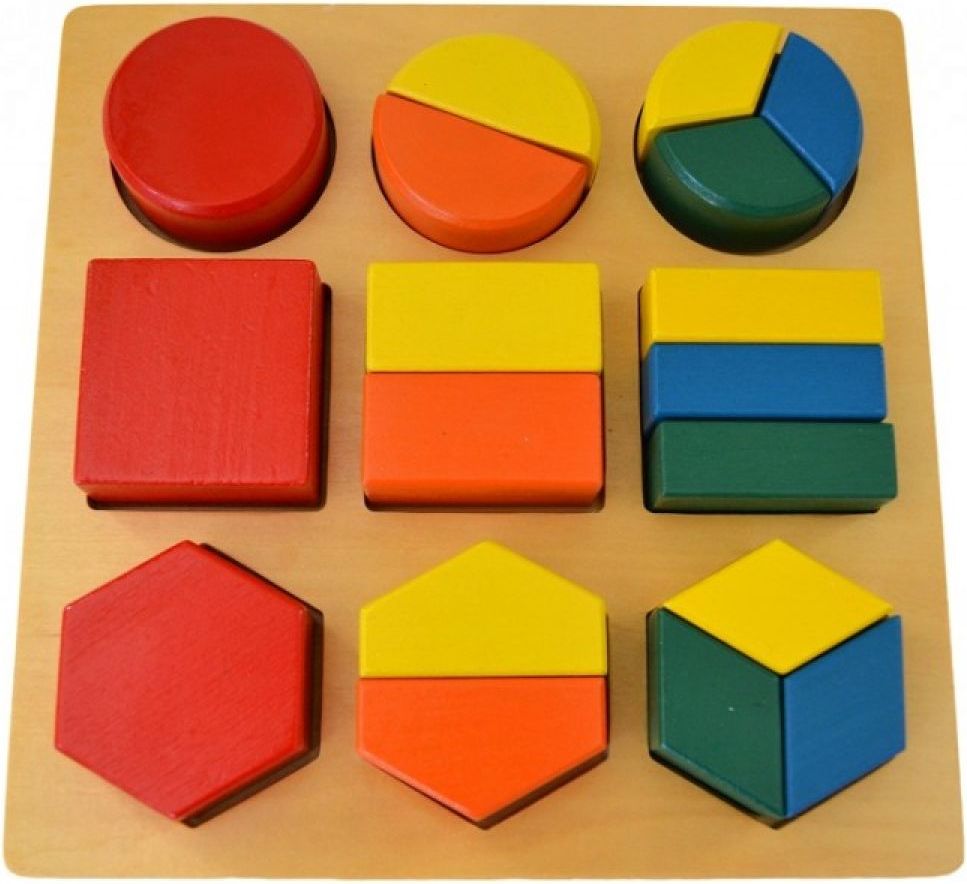 Montessori Geometrický tác - obrázek 1