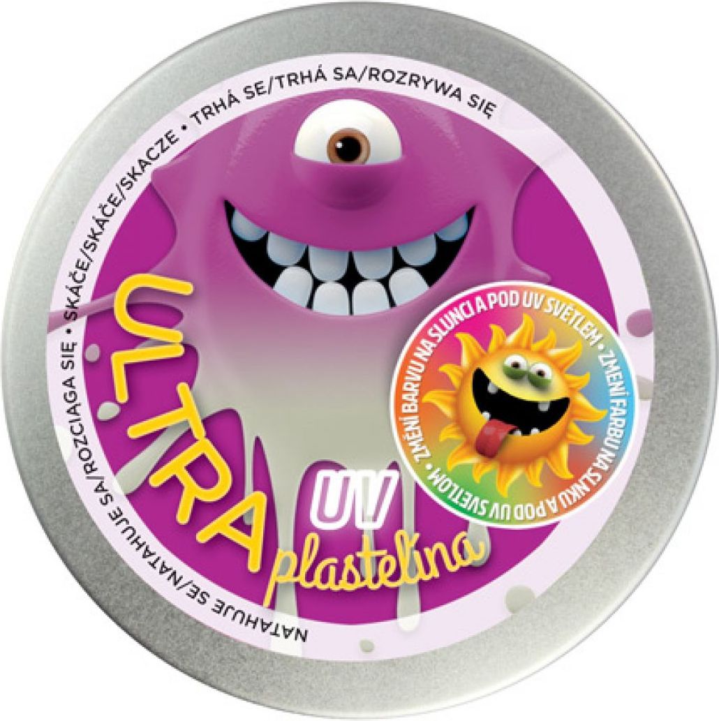 Ultra Plastelína 80 g UV fialová - obrázek 1
