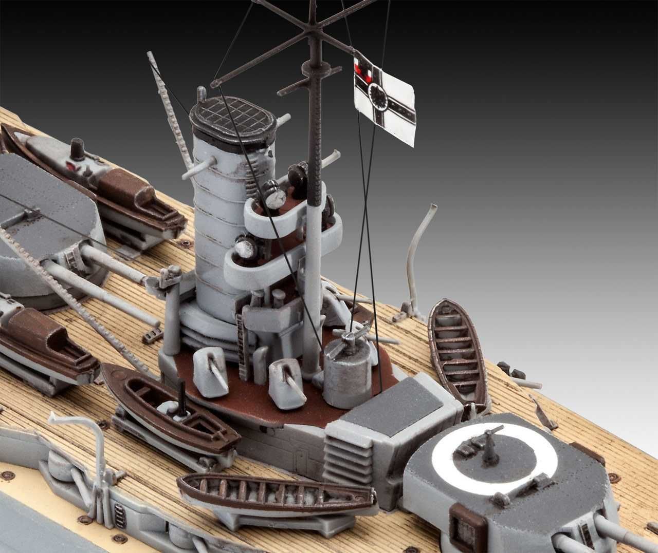 REVELL Plastic ModelKit loď 05157 - WWI Battleship SMS KÖNIG (1:700) - obrázek 5