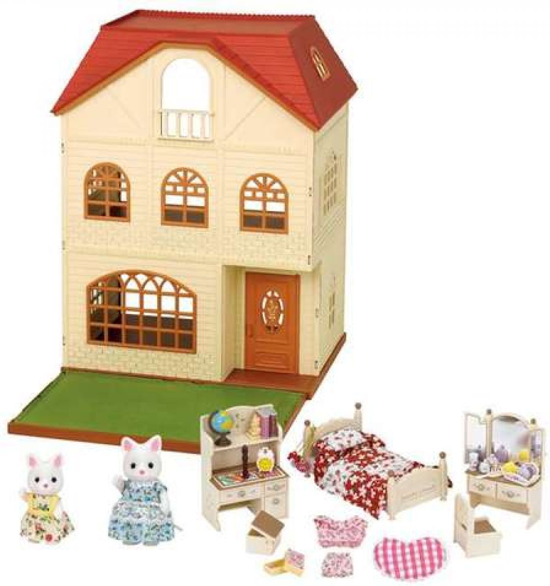 Sylvanian Families Dárkový set Třípatrový dům s příslušenstvím A - obrázek 1