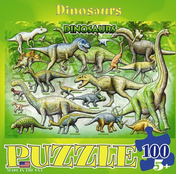 EUROGRAPHICS Puzzle Dinosauři 100 dílků - obrázek 3