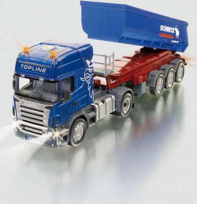 SIKU Control RC Tahač Scania R620 se sklápěcím návěsem a dálkovým ovládáním. 1:32 - obrázek 1