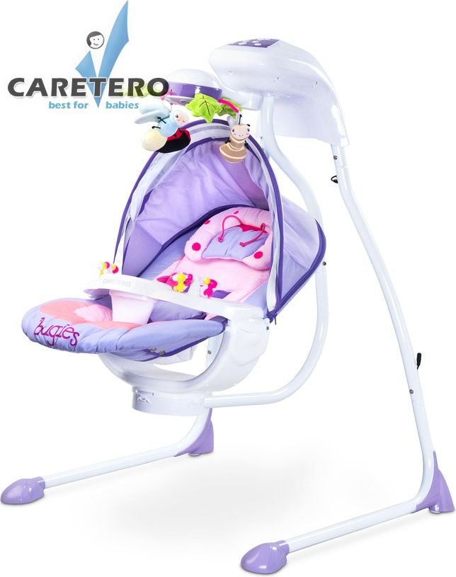 Dětská houpačka CARETERO Bugies Purple - obrázek 1
