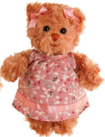 Bukowski LITTLE HEDVIG medvídek v růžových šatech (15cm) NOVINKA - obrázek 1