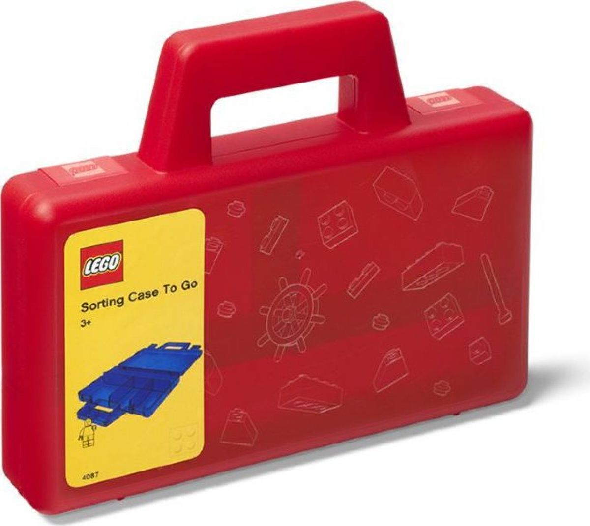 LEGO® úložný box TO-GO červená - obrázek 1