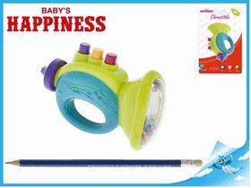 Mikro Trading trumpetka plast 12cm Baby´s Happiness - obrázek 1