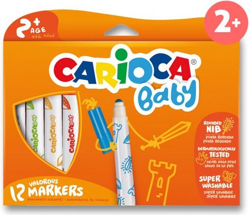 Carioca Dětské fixy 42814 Super Baby 12 ks - obrázek 1