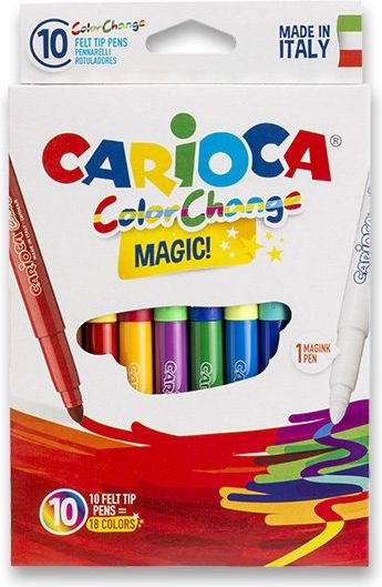 Carioca Dětské fixy 42737 Color Change 9 ks + kouzelný fix - obrázek 1