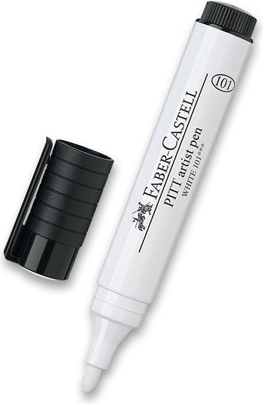 Faber-Castell Popisovač Pitt Artist Pen Big bílý 6760 - obrázek 1