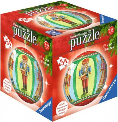 RAVENSBURGER Puzzleball Vánoční baňka figurky 54 dílků - obrázek 1