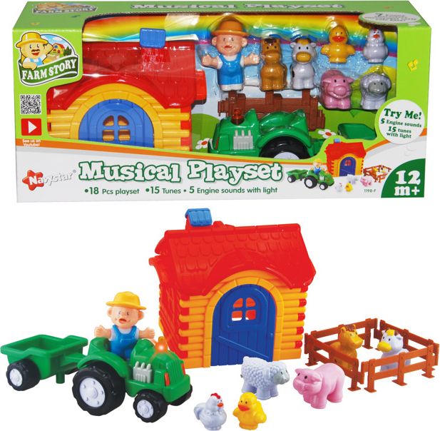 ALLTOYS NAVYSTAR Farmářský zvukový set - obrázek 1