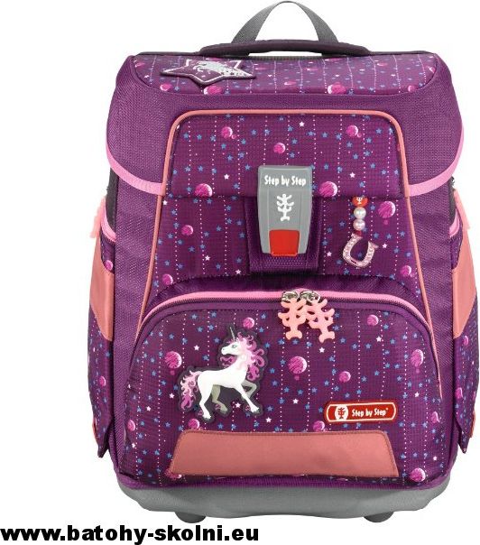 Školní aktovka Jednorožec Hama e Space-5-dílný set Step by Step - obrázek 4