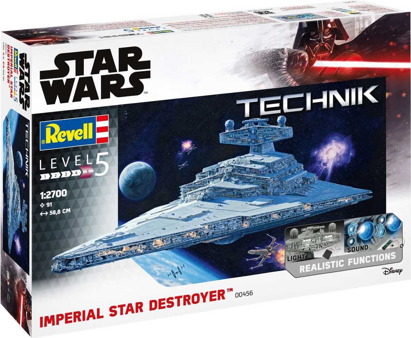 REVELL Plastic ModelKit TECHNIK SW 00456 - Imperial Star Destroyer (1:2700) - obrázek 1