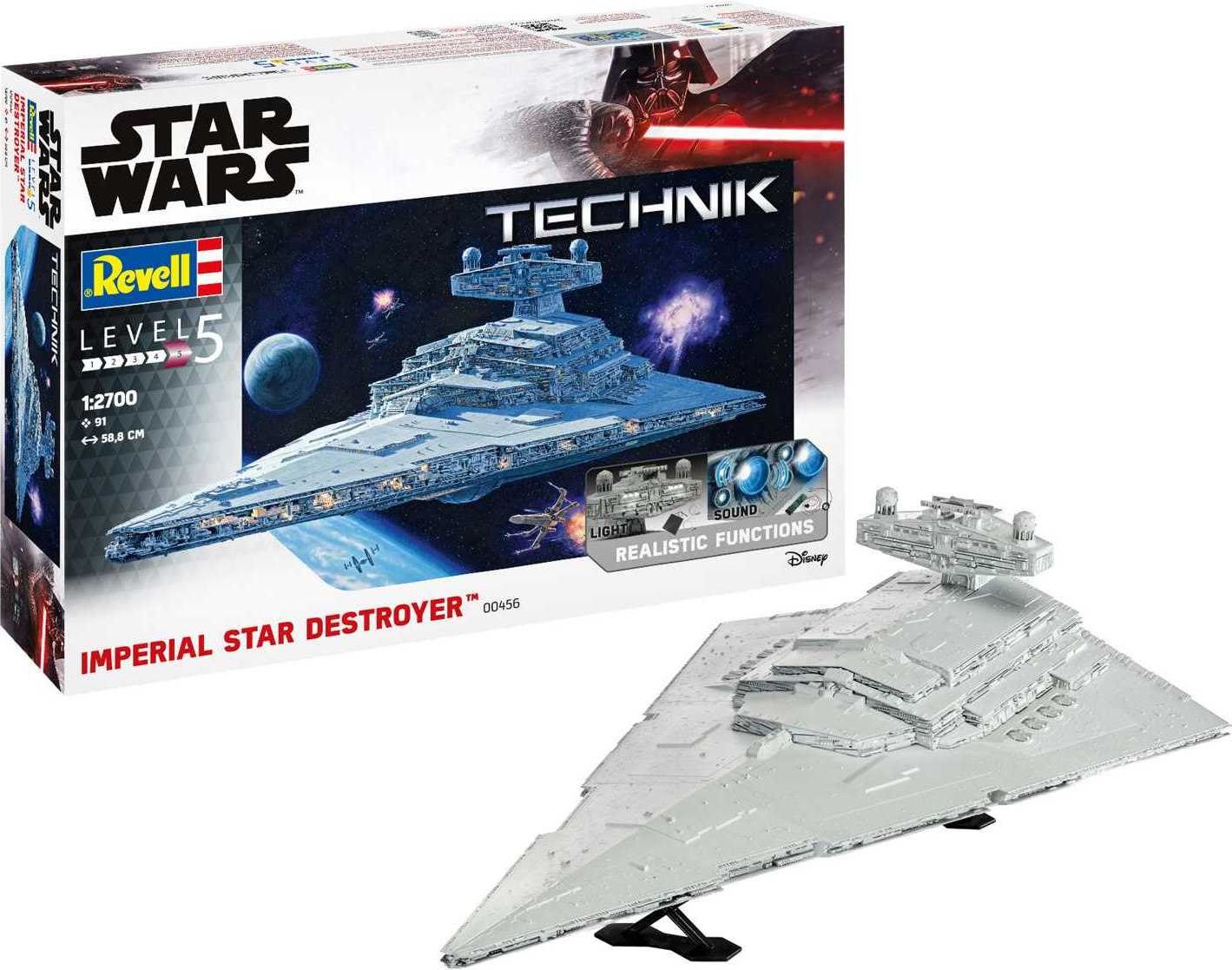 REVELL Plastic ModelKit TECHNIK SW 00456 - Imperial Star Destroyer (1:2700) - obrázek 5