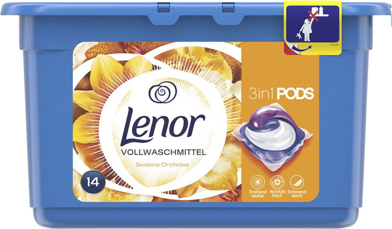 LENOR Silk Orchid 14 ks - tablety na praní - obrázek 1