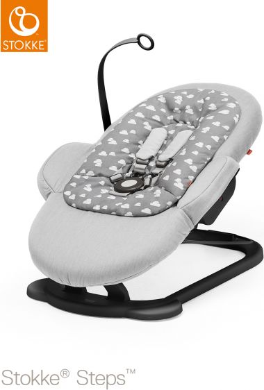 Stokke Lehátko Steps™ black - Grey clouds - obrázek 1