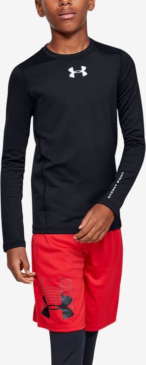 ColdGear® Armour Triko dětské Under Armour | Černá | Chlapecké | S - obrázek 1