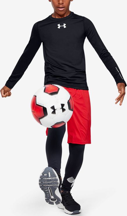 ColdGear® Armour Triko dětské Under Armour | Černá | Chlapecké | S - obrázek 4